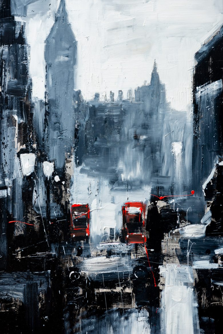 Immerse Into London - A London cityscape original painting by Paul Kenton