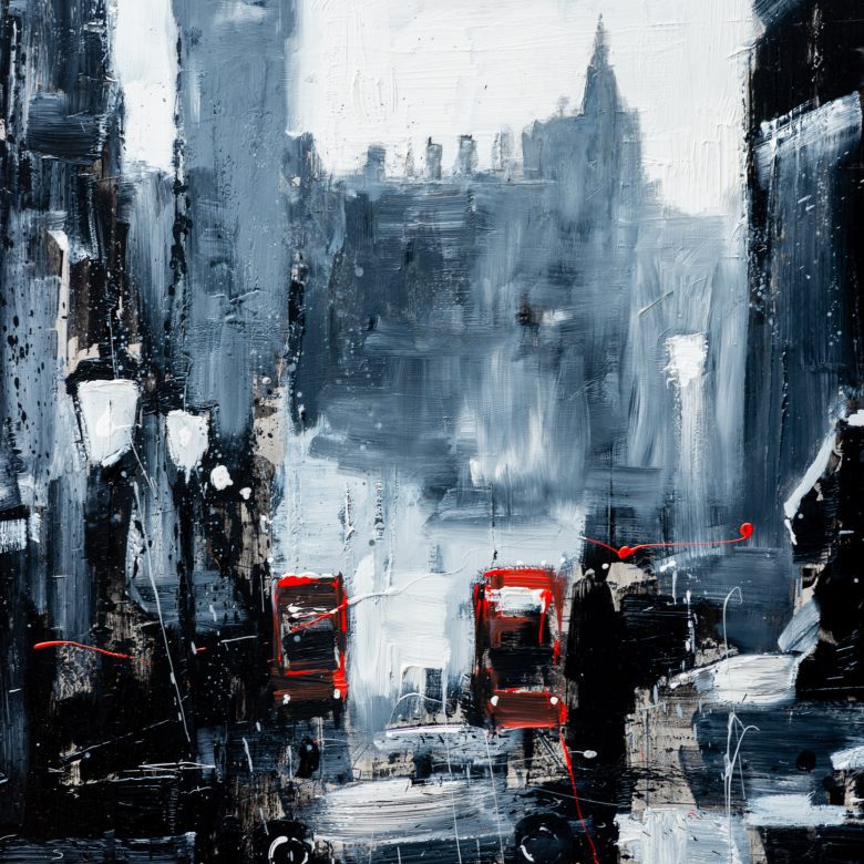 Immerse Into London - A London cityscape original painting by Paul Kenton