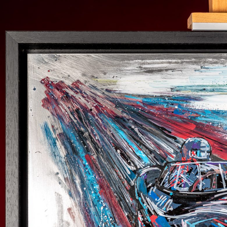 Speed of Sound by Paul Kenton, UK Contemporary artist, an original painting from his Motorsports collection