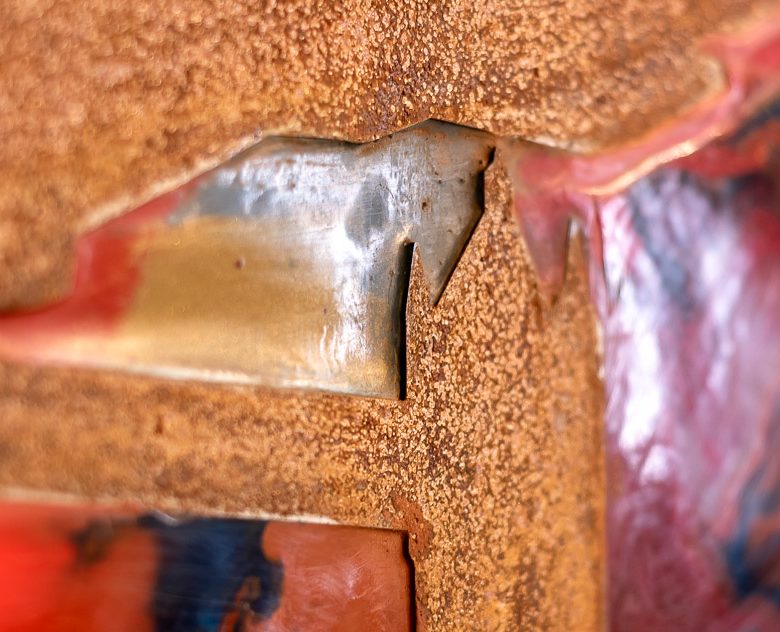 Russet Thames by Paul Kenton, UK contemporary cityscape artist, an original painting from his London Collection