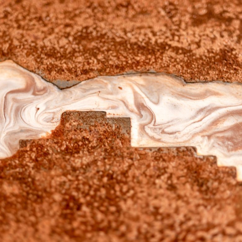 Russet Thames by Paul Kenton, UK contemporary cityscape artist, an original painting from his London Collection