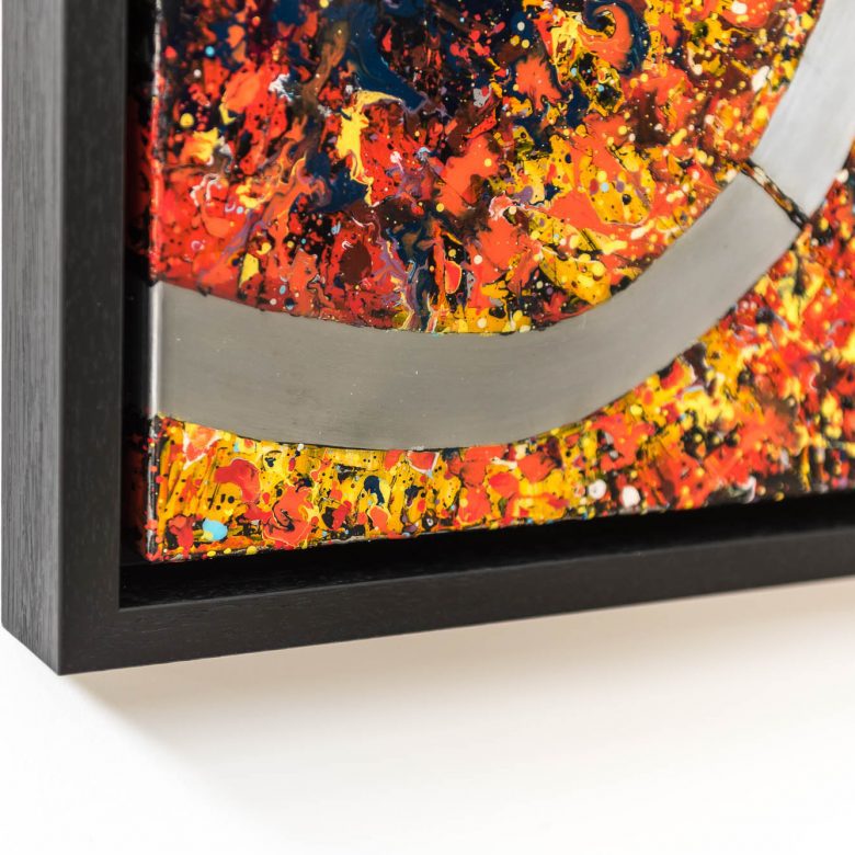 Bifurcated London by Paul Kenton, UK contemporary cityscape artist, an original painting from his London Collection