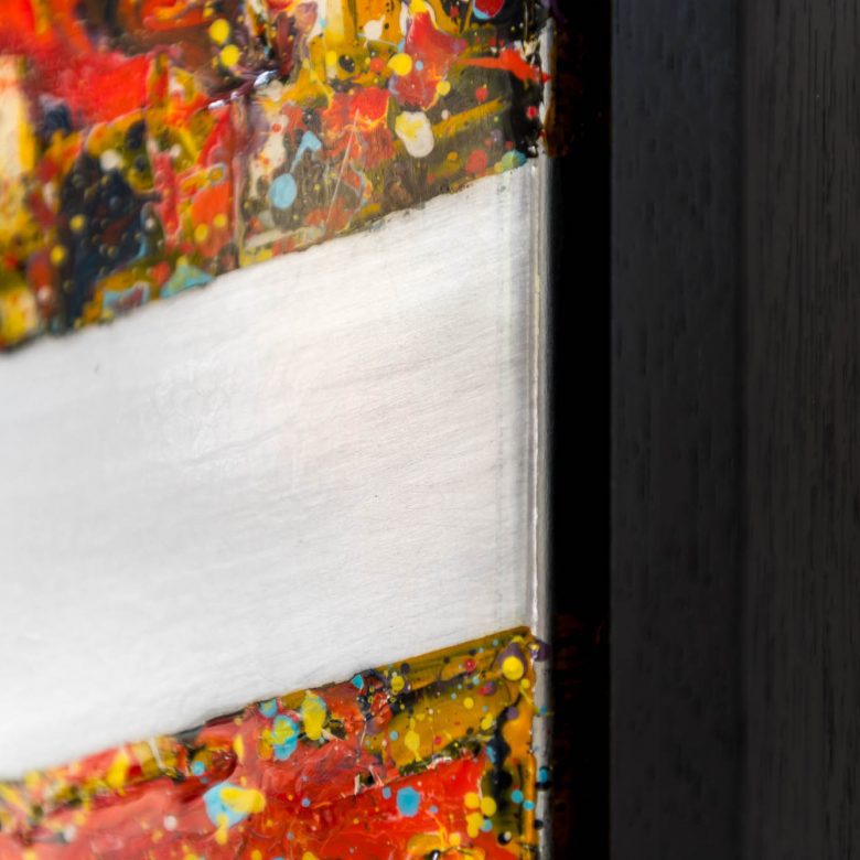 Bifurcated London by Paul Kenton, UK contemporary cityscape artist, an original painting from his London Collection