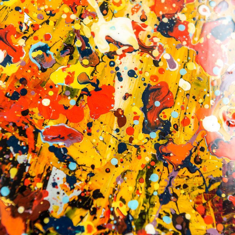 Bifurcated London by Paul Kenton, UK contemporary cityscape artist, an original painting from his London Collection