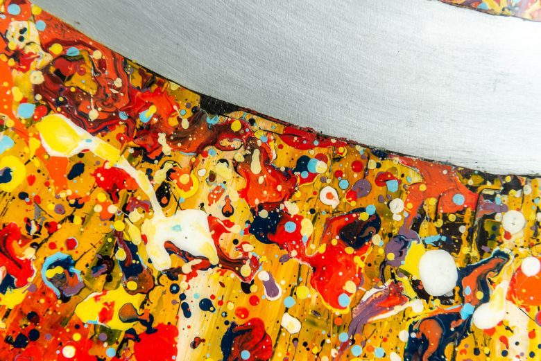 Bifurcated London by Paul Kenton, UK contemporary cityscape artist, an original painting from his London Collection