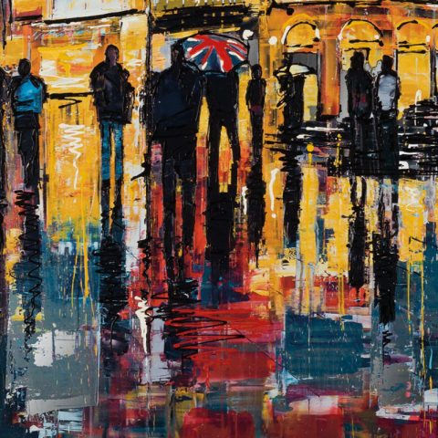 Kaleidoscope by Paul Kenton, UK contemporary cityscape artist, a limited edition print from his London Collection