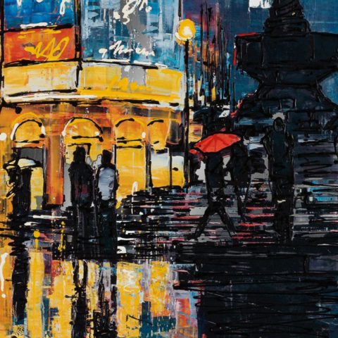 Kaleidoscope by Paul Kenton, UK contemporary cityscape artist, a limited edition print from his London Collection