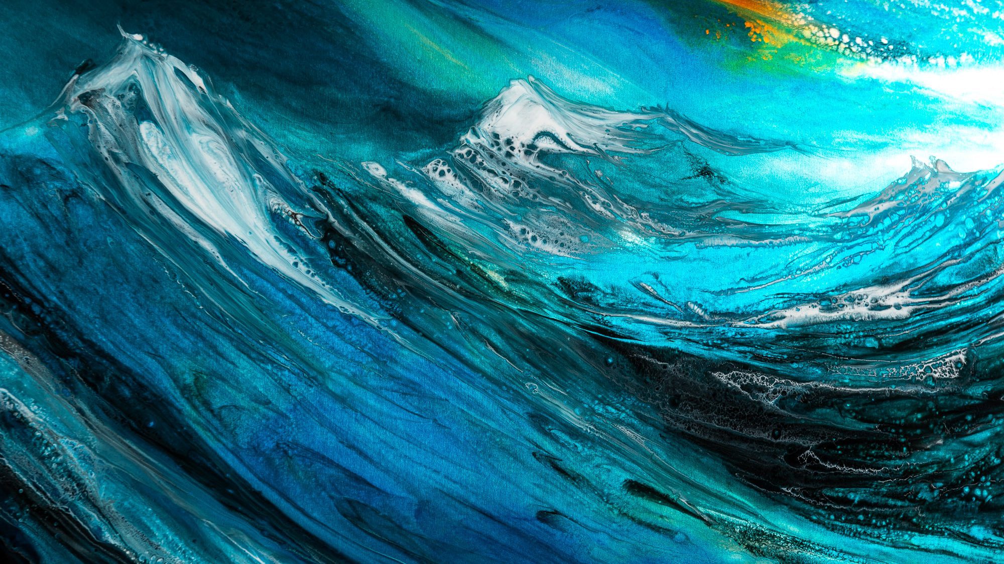 【P50号】good blue(cave) 油絵 oil painting P50号】good blue(cave) 油絵 oil painting P50号】good blue