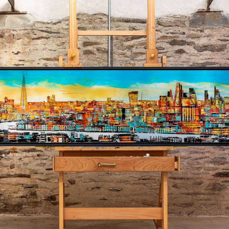 United London by Paul Kenton, UK contemporary cityscape artist, an original painting from his London Collection