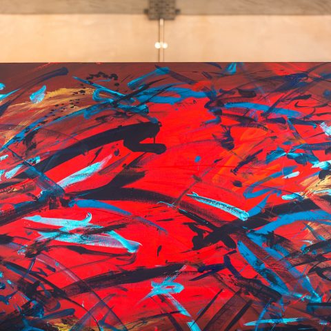 Rhythm - Original Large-Scale Abstract Painting by UK Contemporary Artist Paul Kenton, from the Abstract Collection