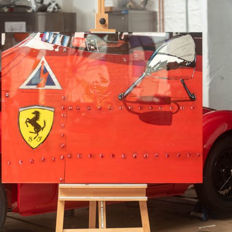 Ferrari Passion - An Original Motorsport Art Painting by Paul Kenton