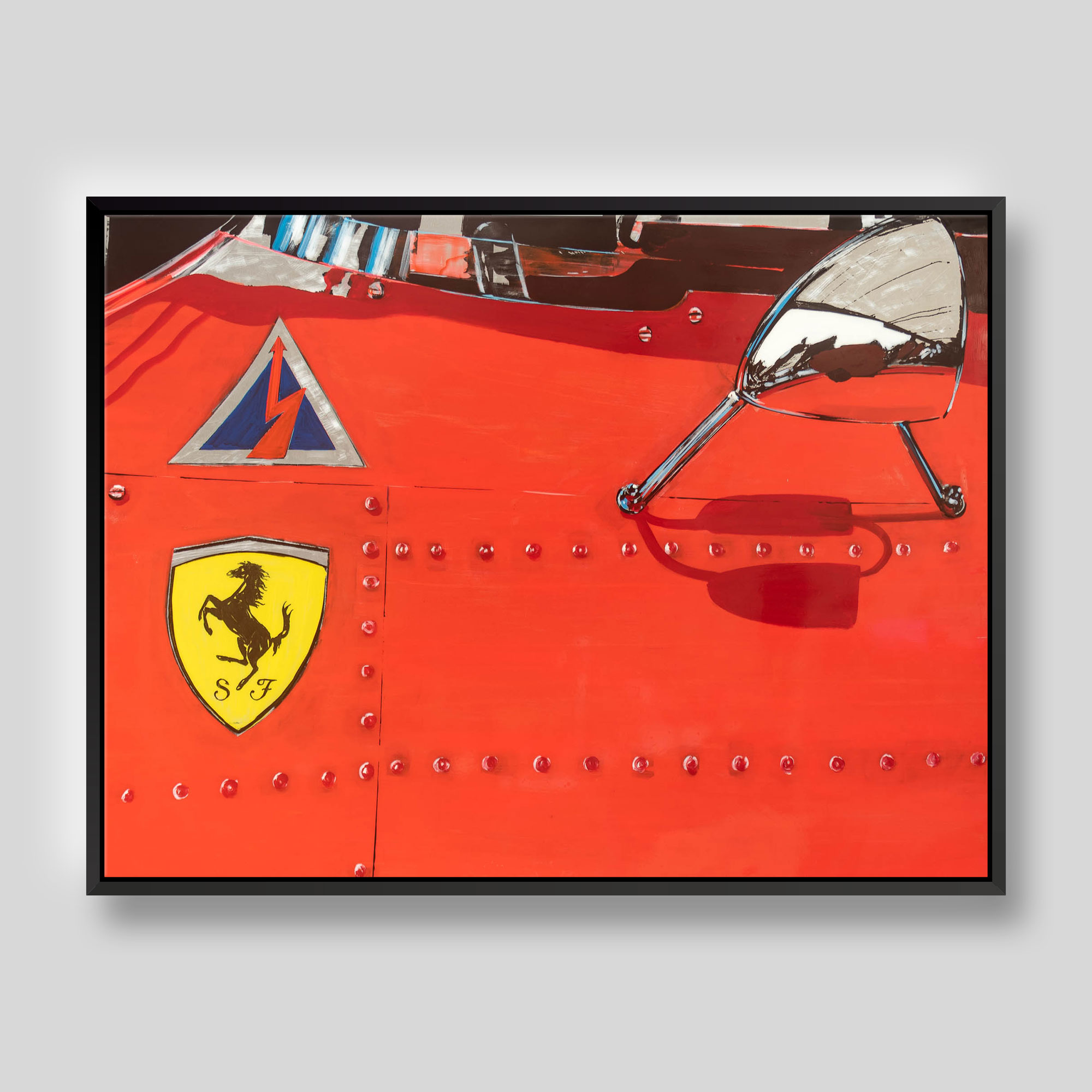Ferrari Passion - An Original Motorsport Art Painting by Paul Kenton