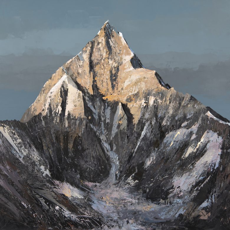 Formidable - An Original Mountainscape Painting by UK Contemporary Artist Paul Kenton