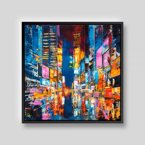 Midnight Manhattan Limited Edition Enamel Keyring By Paul Kenton 