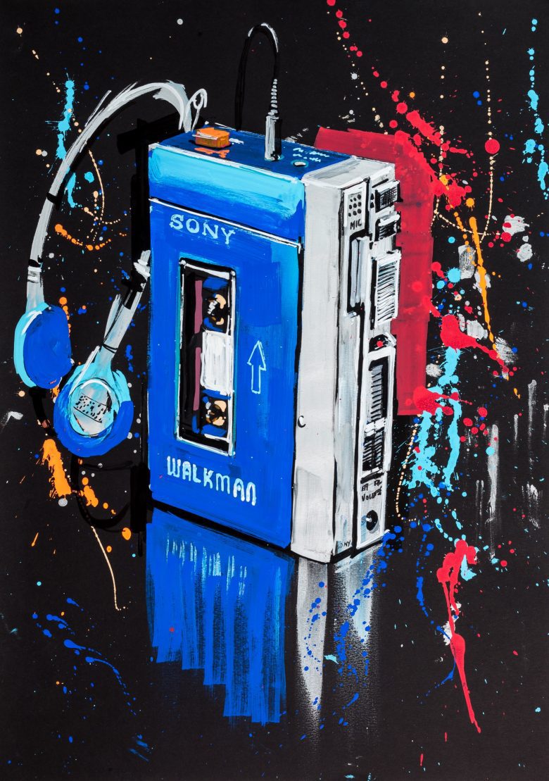 Sony Walkman Blue — Buy Signed Limited Edition Prints