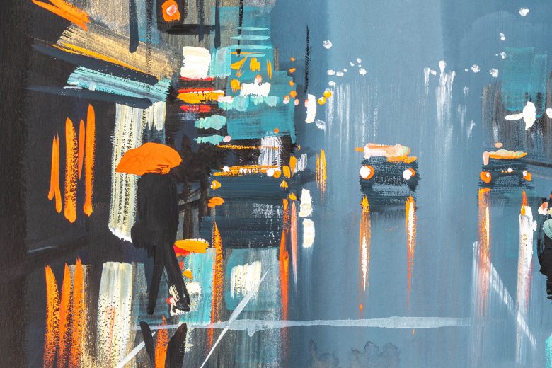 raindrops-on-manhattan-mixed-media—artwork-by-paul-kenton