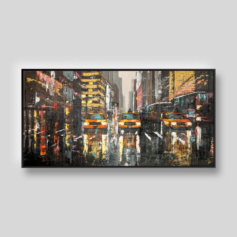 taxi-lines-new-york-original-painting-paul-kenton