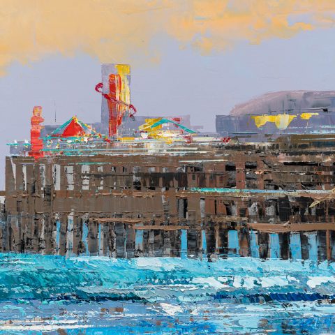 bournemouth-pier-british-mixed-media—artwork-by-paul-kenton