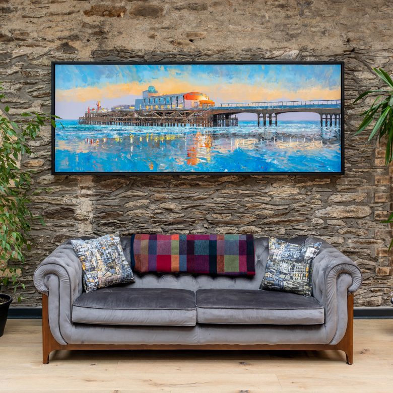 bournemouth-pier-british-original-landscape-painting-paul-kenton