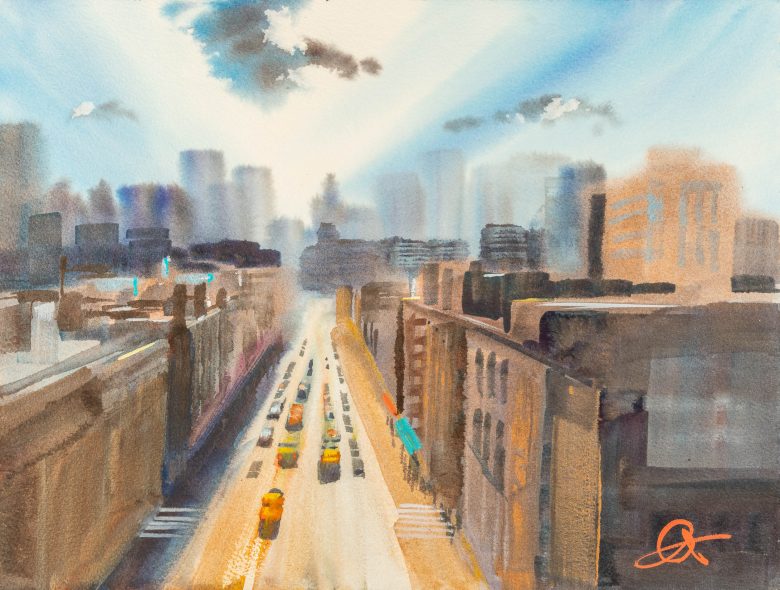 taxi-trails-new—york-original-painting-paul-kenton