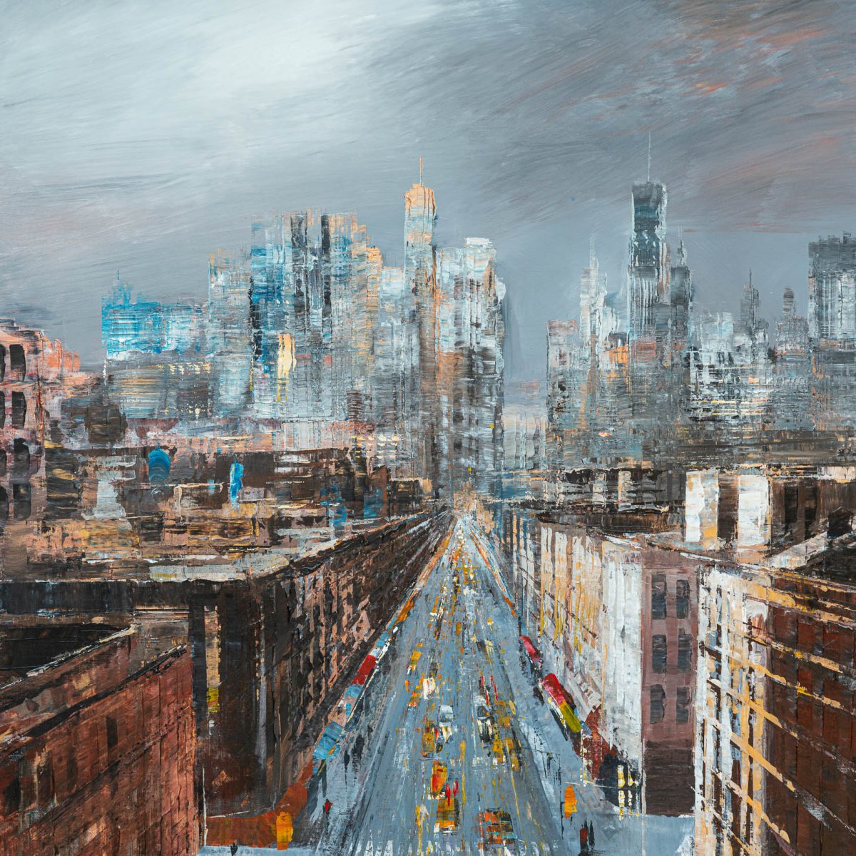 New York Groove Original New York Cityscape Painting