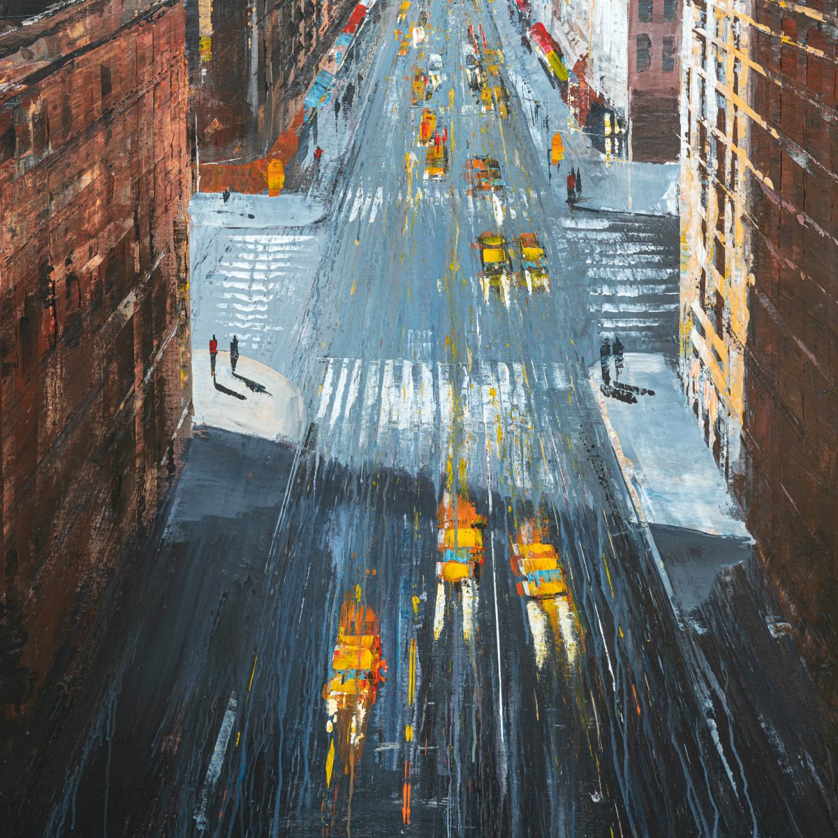 New York Groove Original New York Cityscape Painting