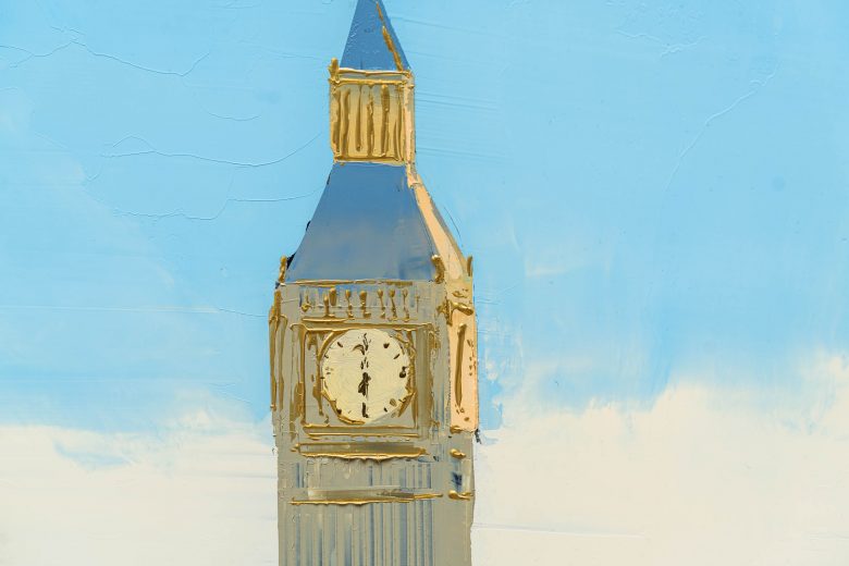 Westminster-bustle-british-mixed-media—artwork-by-paul-kenton