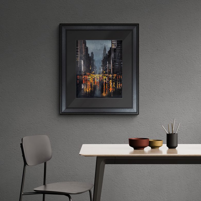 Manhattan Glow - A New York Cityscape Limited Edition Print from Paul Kenton