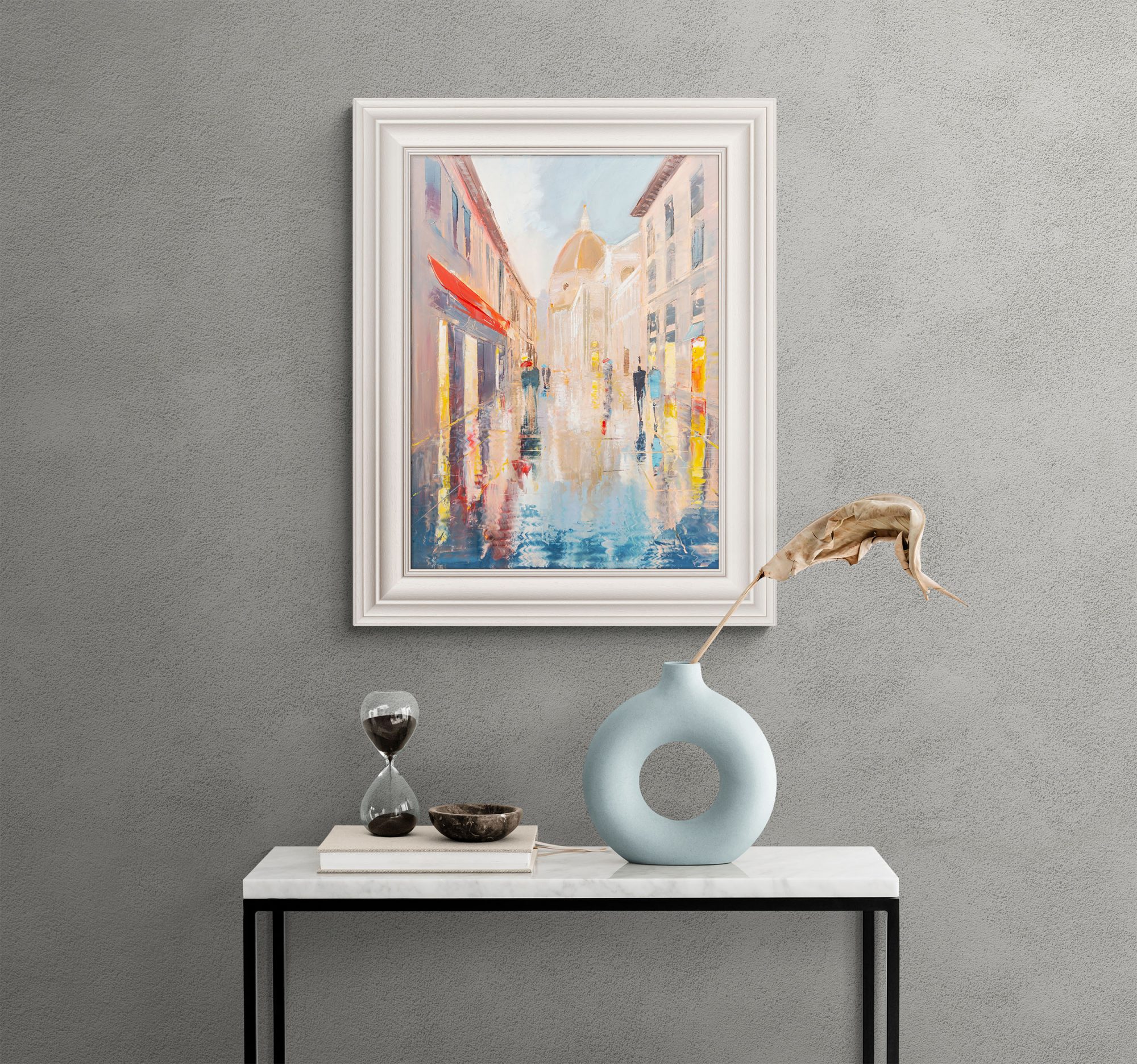 reflecting-on-florence-light-original-tuscany-cityscape-painting-paul-kenton