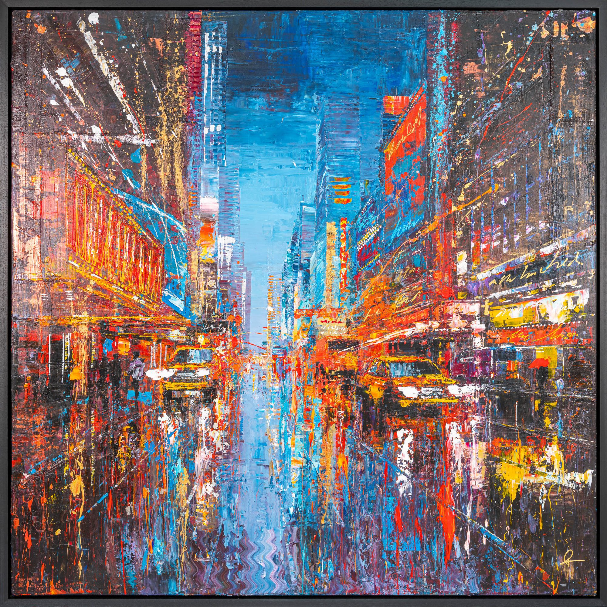 Empire City Spectrum - Original New York Cityscape Painting