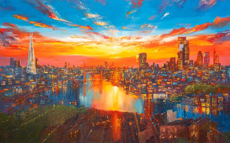 skyline-radiance-contemporary-artwork-by-paul-kenton