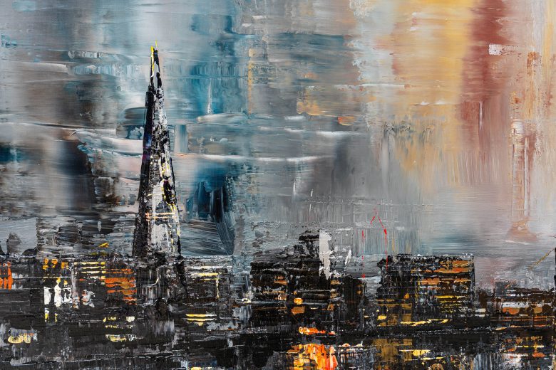 thames-nightfall-contemporary-artwork-by-paul-kenton