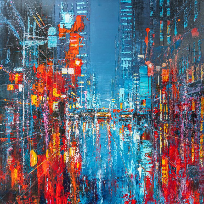 electric-crossroads-limited-edition-print-new-york-painting-paul-kenton