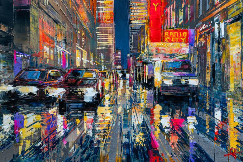 broadway-lights-contemporary-artwork-by-paul-kenton