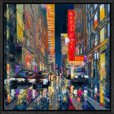 broadway-lights-contemporary-artwork-by-paul-kenton
