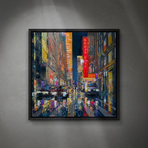 broadway-lights-contemporary-artwork-by-paul-kenton