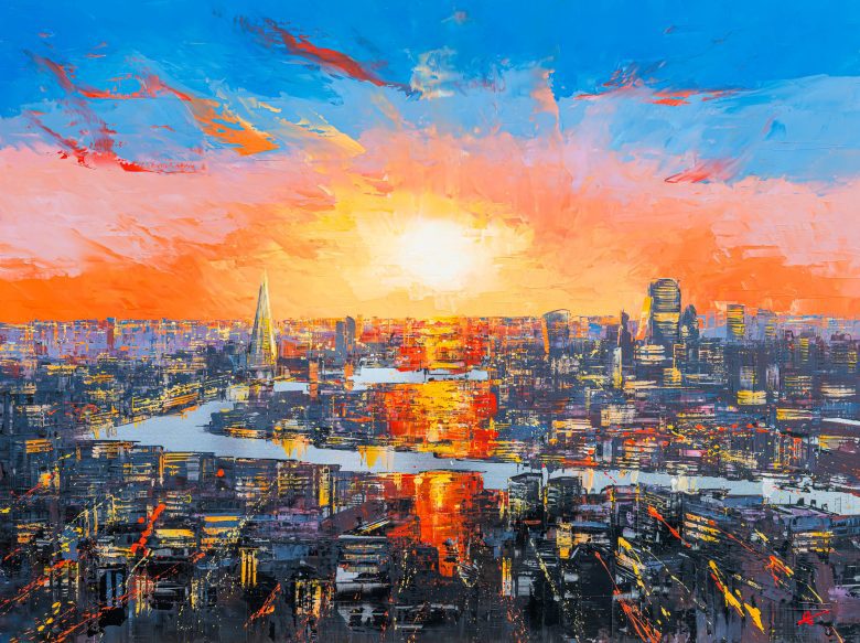 london-ignited-original-london-painting-paul-kenton
