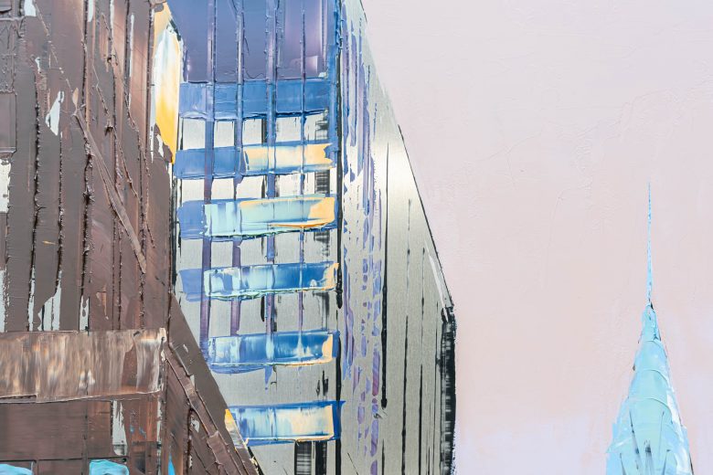 city-in-silver-light-contemporary-artwork-by-paul-kenton