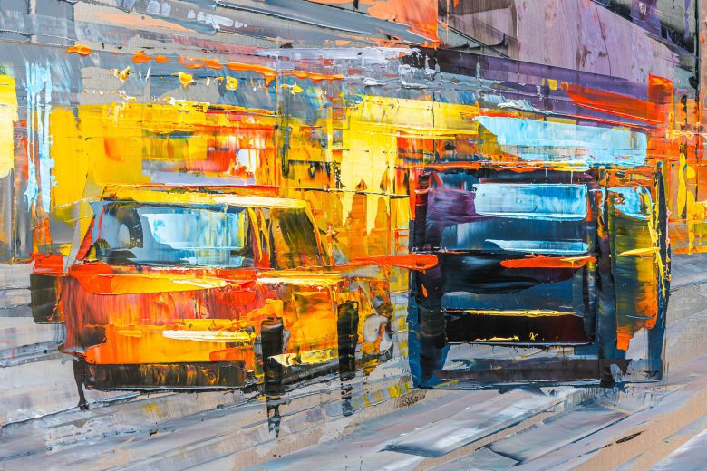 city-in-silver-light-contemporary-artwork-by-paul-kenton