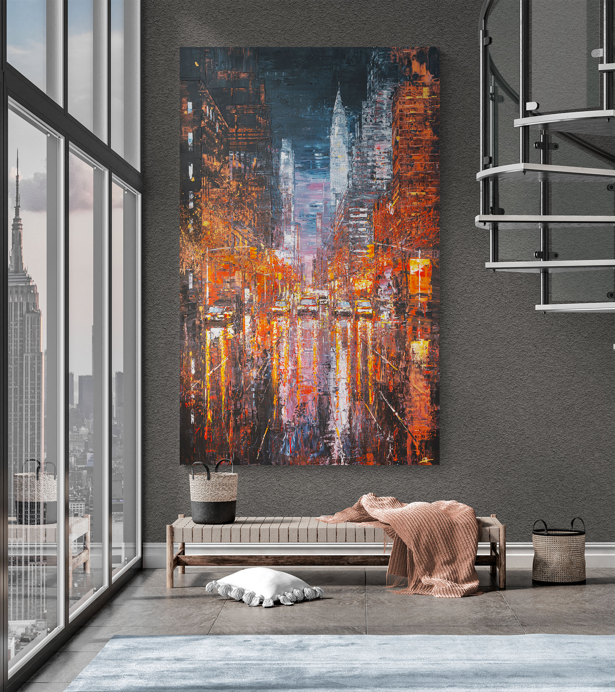 embers-of-the-city-original-new-york-painting-paul-kenton