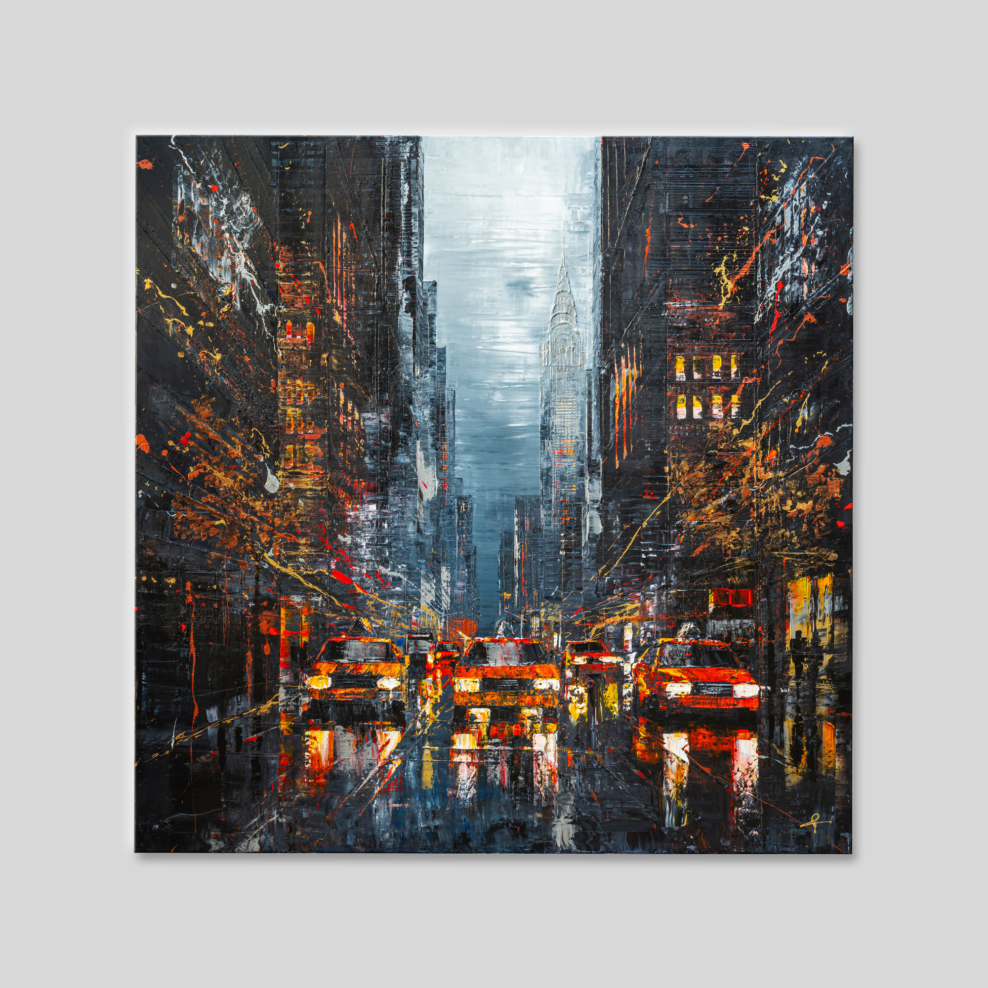 flight-of-the-taxis-original-new-york-painting-paul-kenton