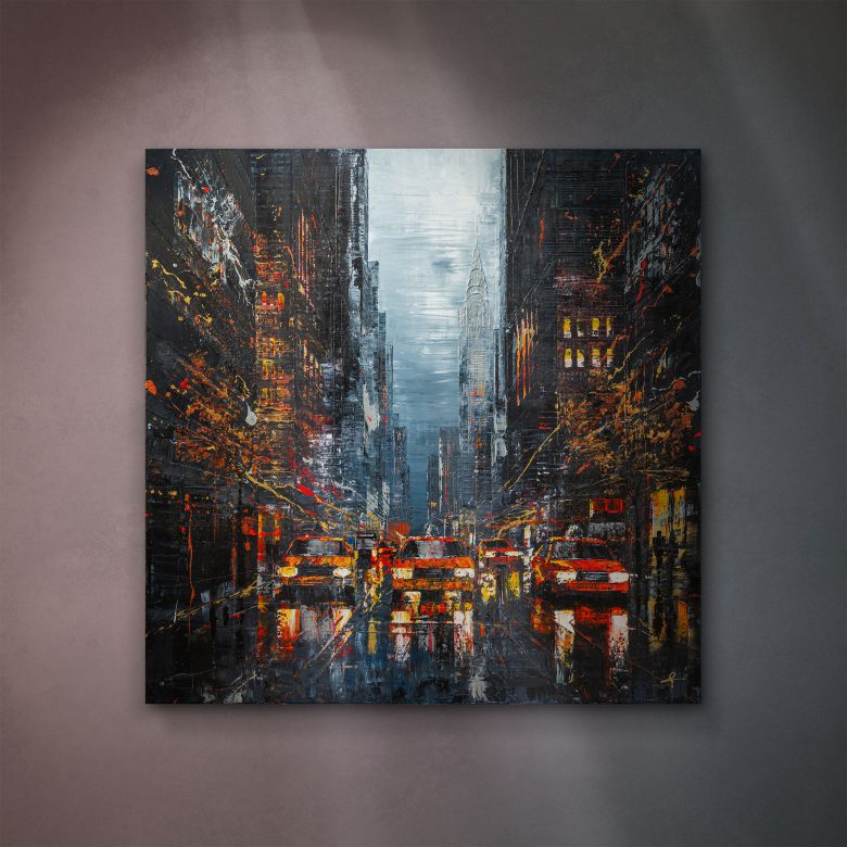 flight-of-the-taxis-original-new-york-painting-paul-kenton