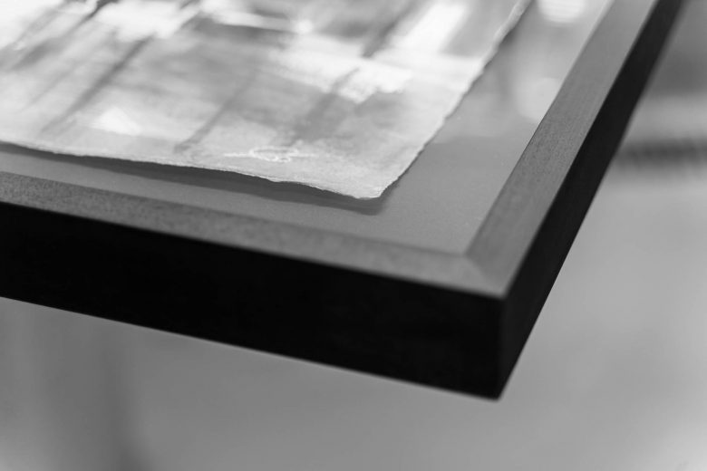 Paul Kenton Indian Paper Collection - Floating Frame Closeup