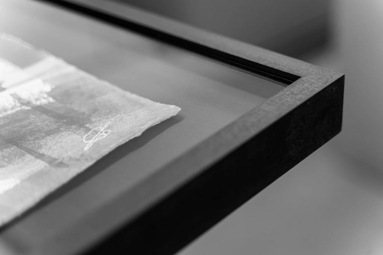 Paul Kenton Indian Paper Collection - Floating Frame Closeup