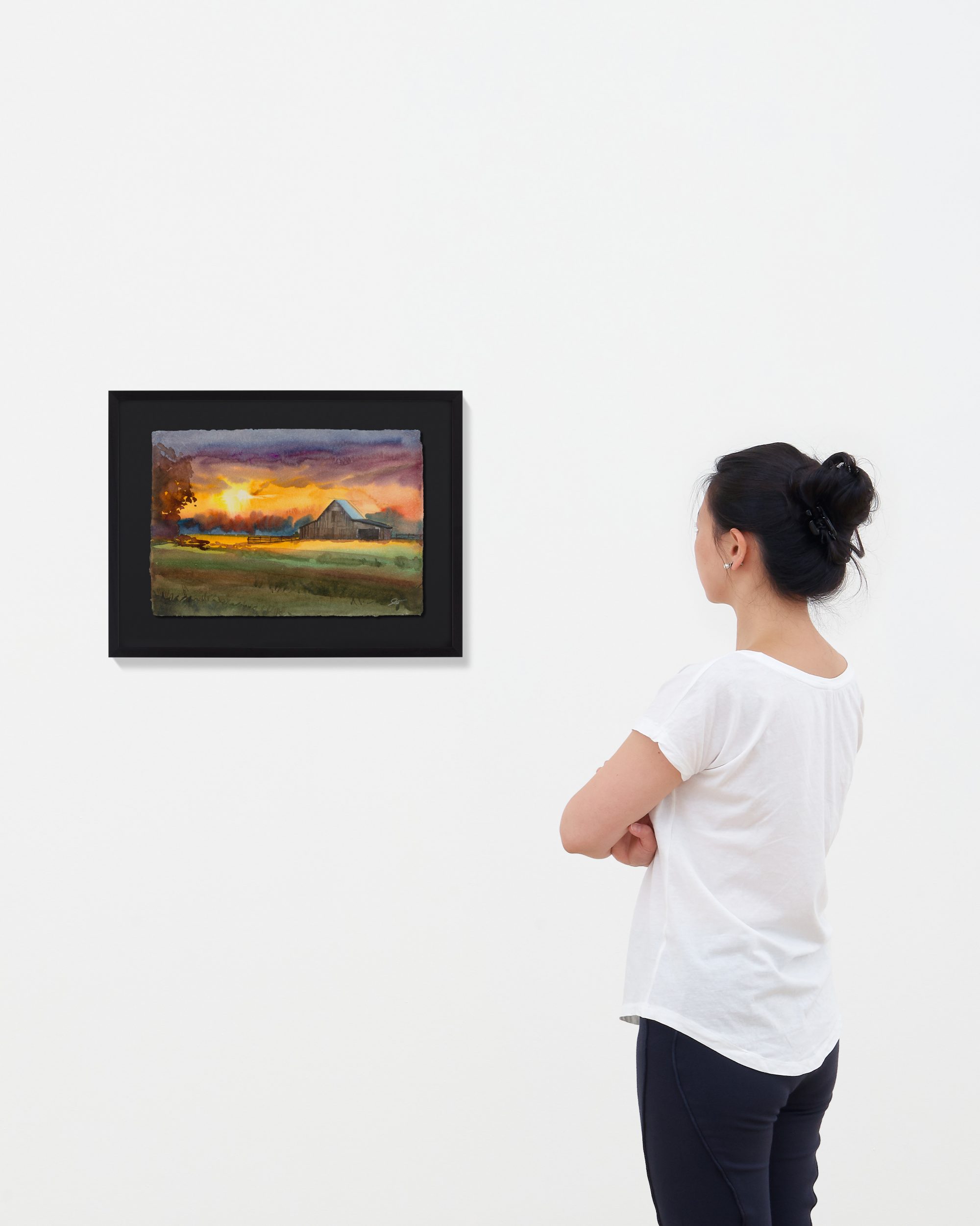 Golden Fields at Dusk painting location image