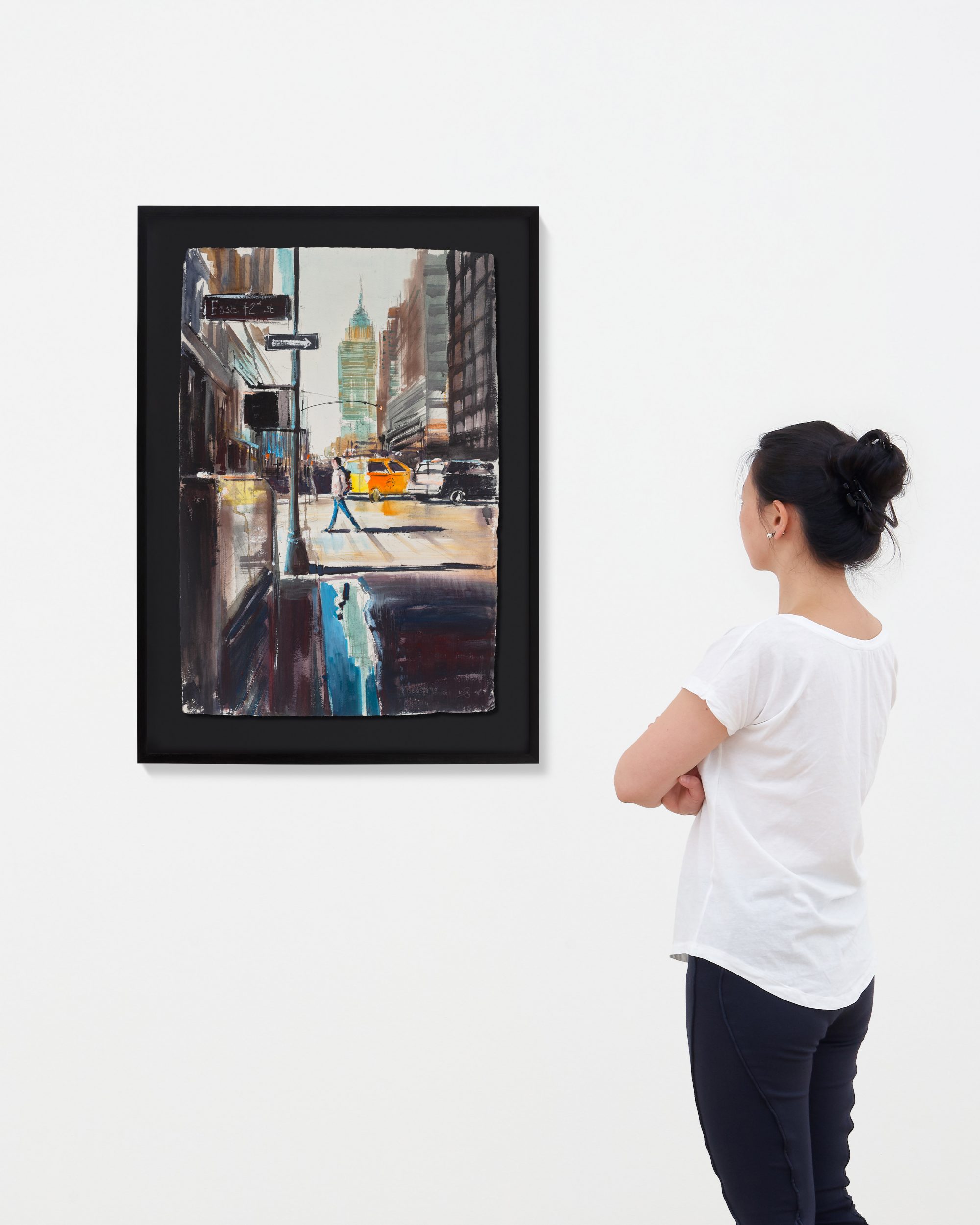 New York Crossing painting location image