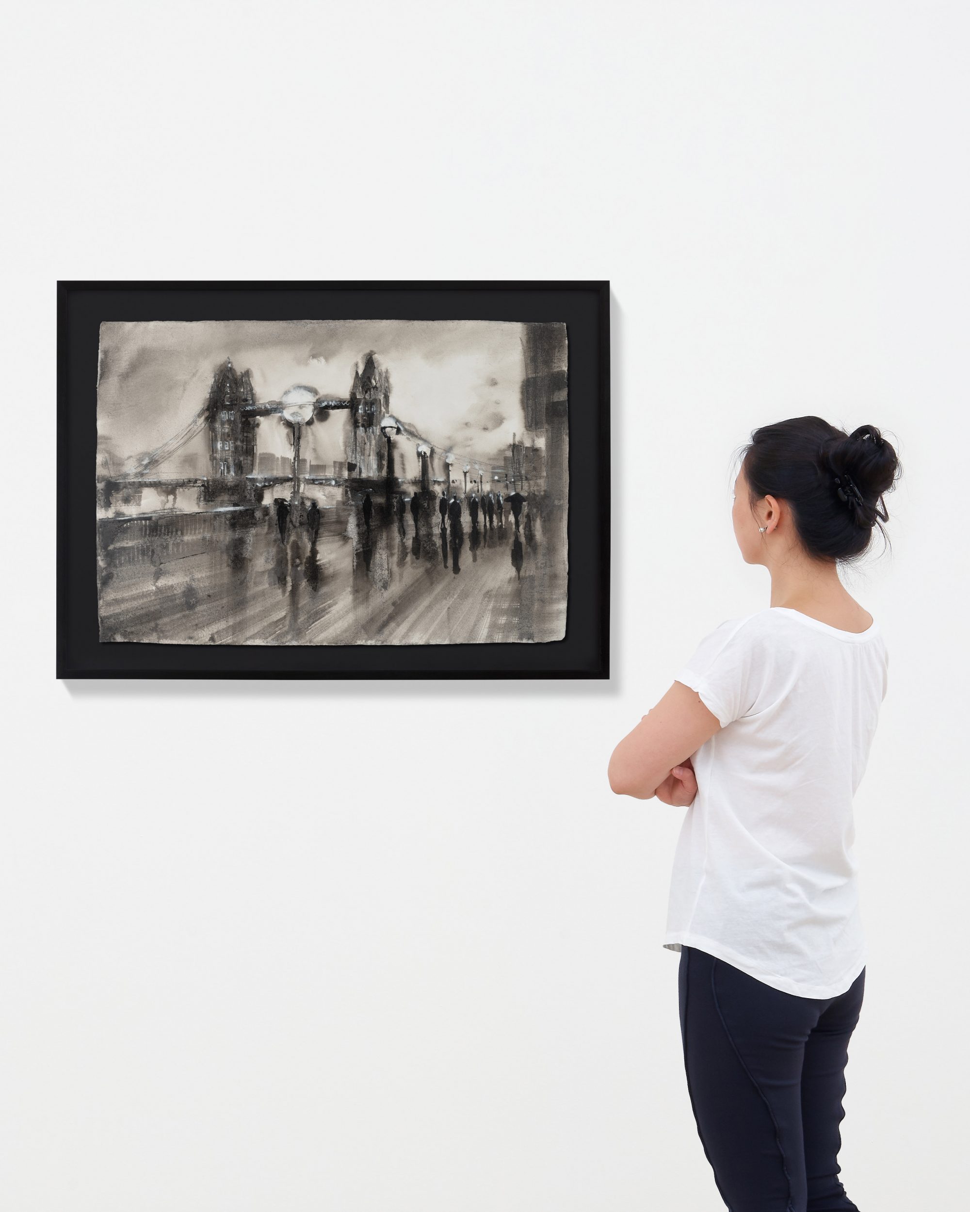 Tower Bridge Downpour painting location image