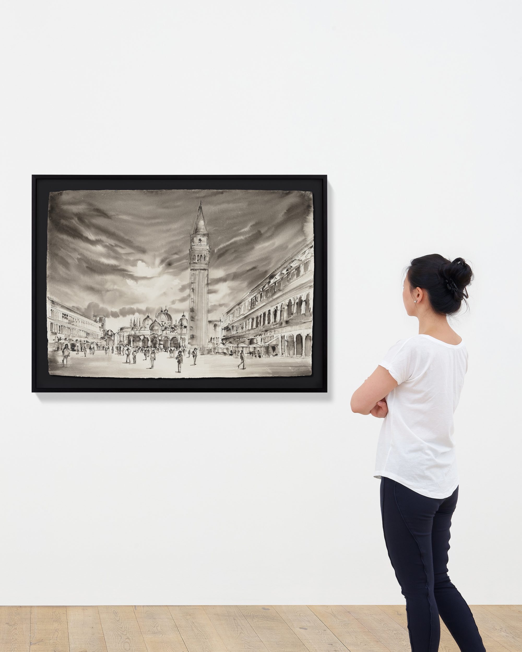 Crowds in the Square painting location image