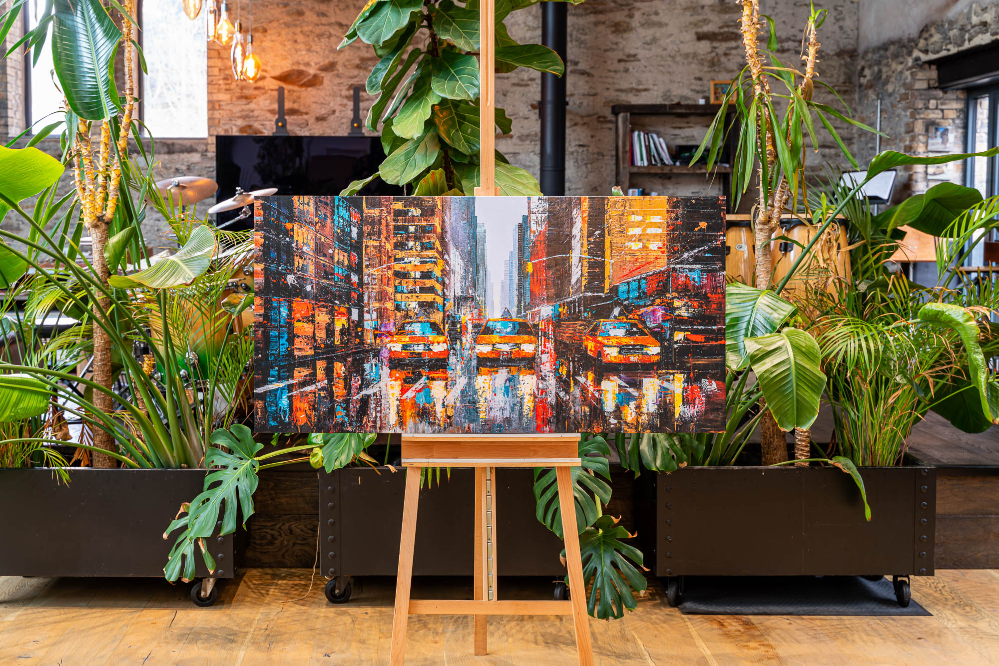 downtown-reflections-contemporary-artwork-by-paul-kenton