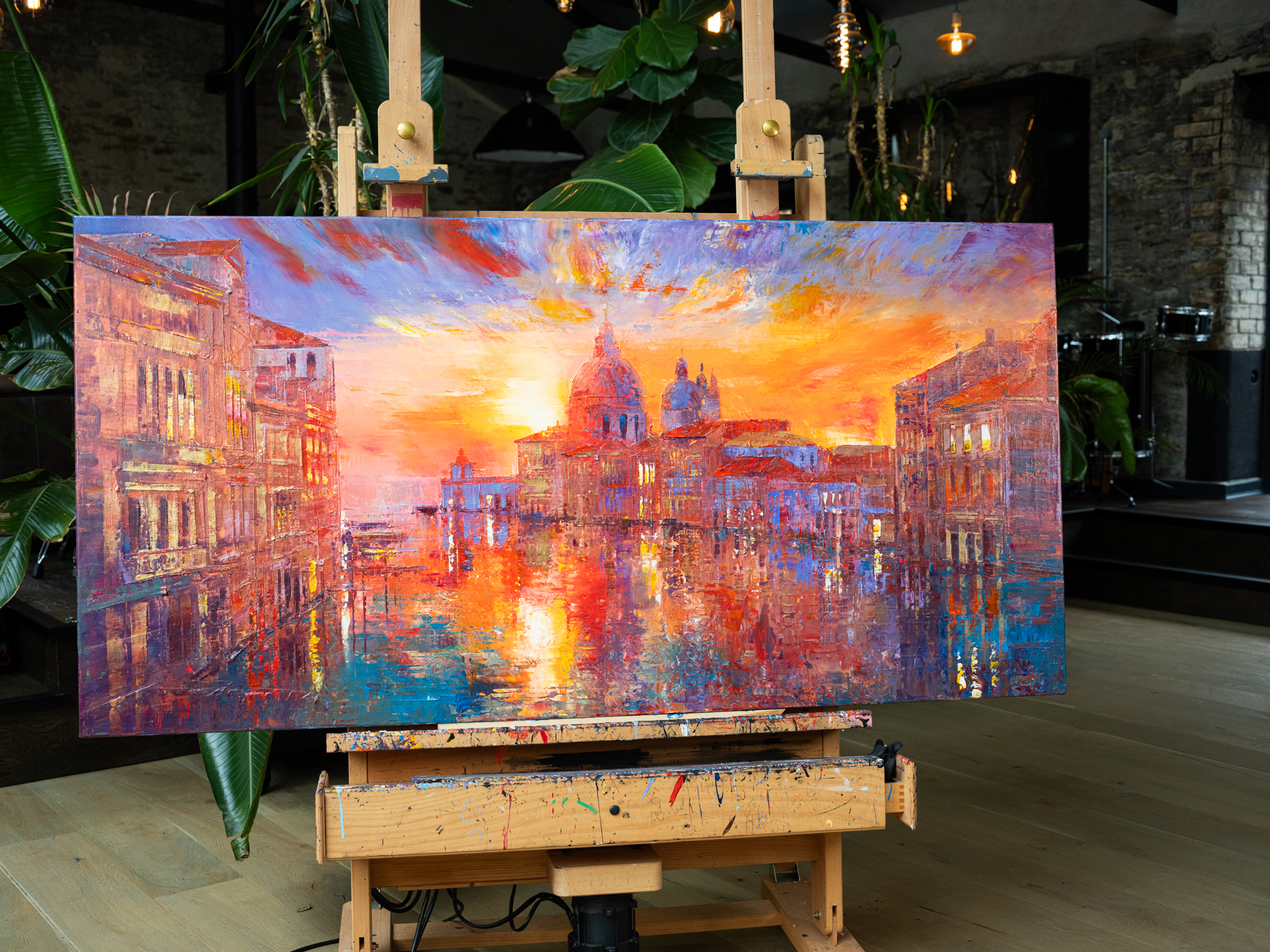 Venice Ablaze painting location image